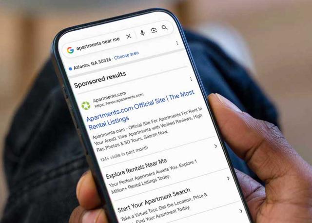 Google search results