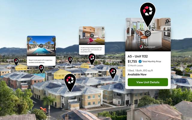 Exterior 3D Tour with interactive hotspots