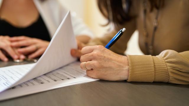 Signing a lease